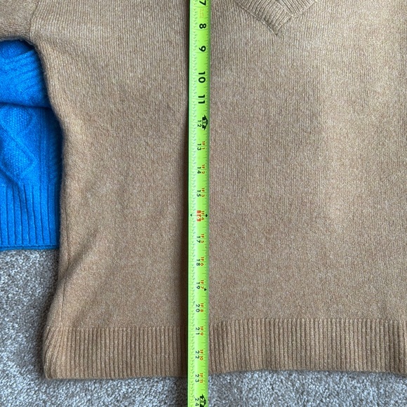 Gap sweaters. Blue, yellow, tan. - Picture 2 of 11